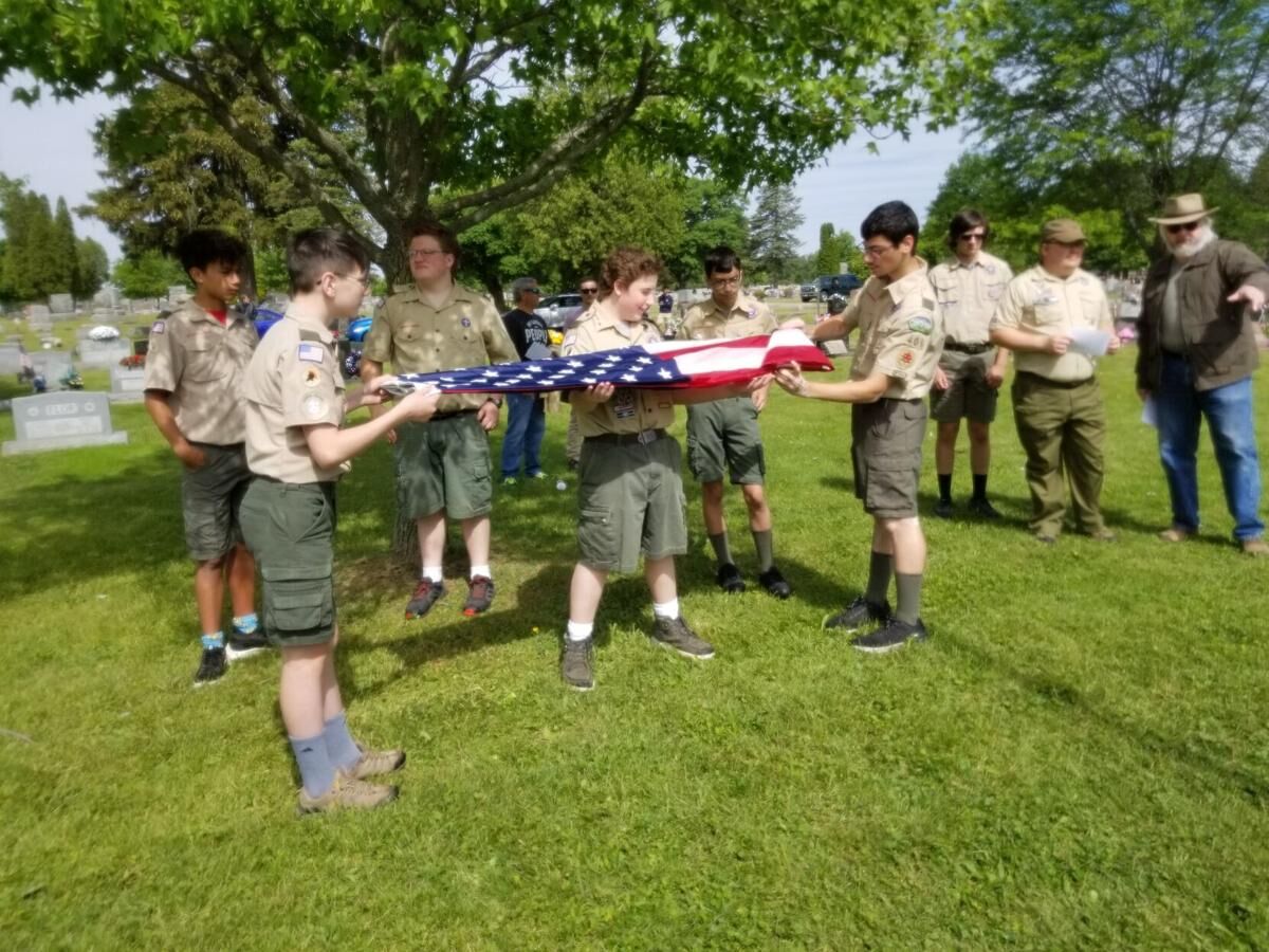 Boy Scouts take part in Shelby observance